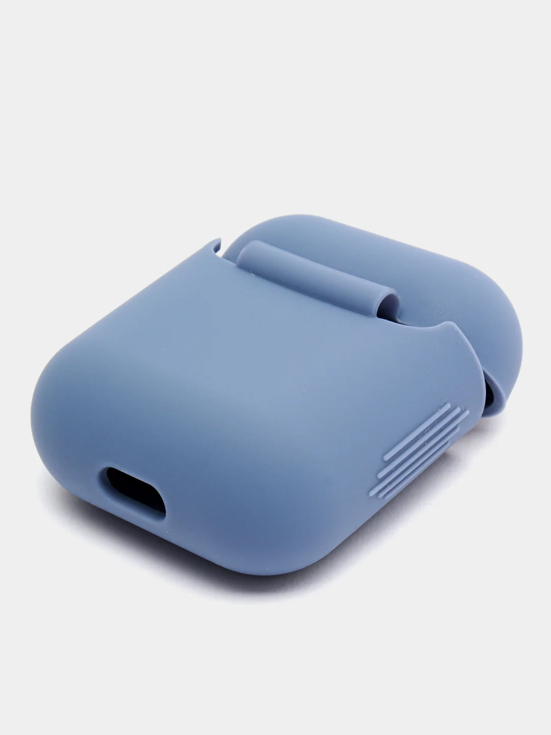 Темно-синий силиконовый чехол для наушников AirPods 1 / 2
