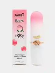 Розовый увлажняющий бальзам для губ, тинт с ароматом фруктов, помада Sabbi Peach Kiss