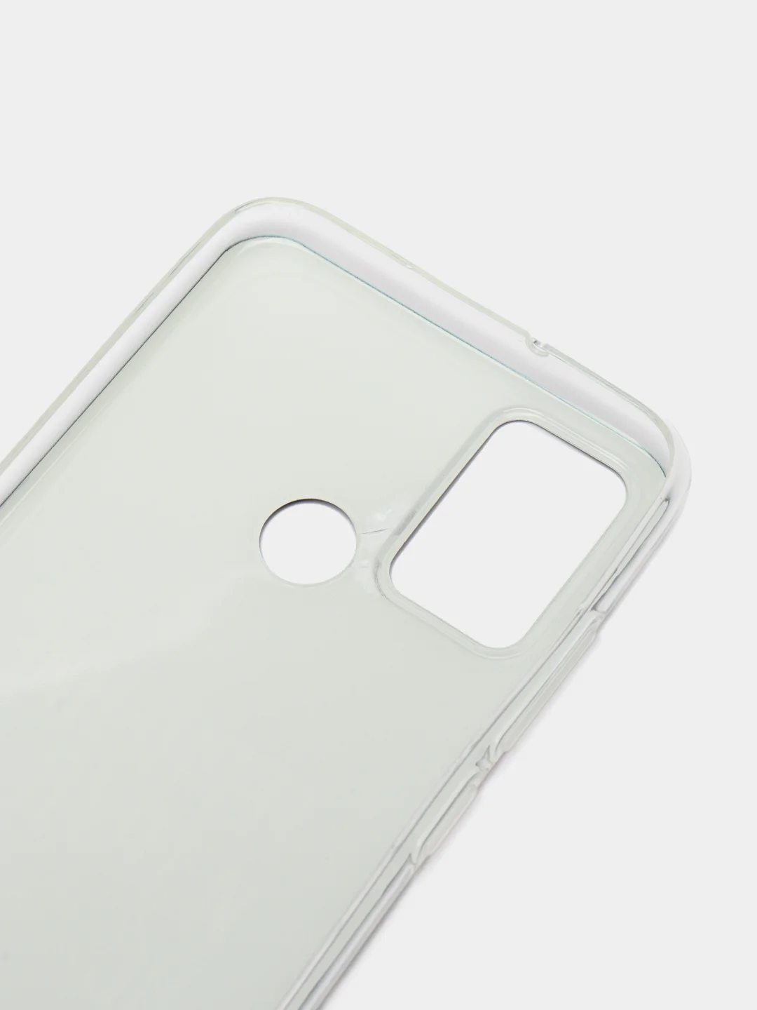 Тёмно-коричневый силиконовый чехол на Honor 9A / Хонор 9А прозрачный, с рисунком, защита камеры