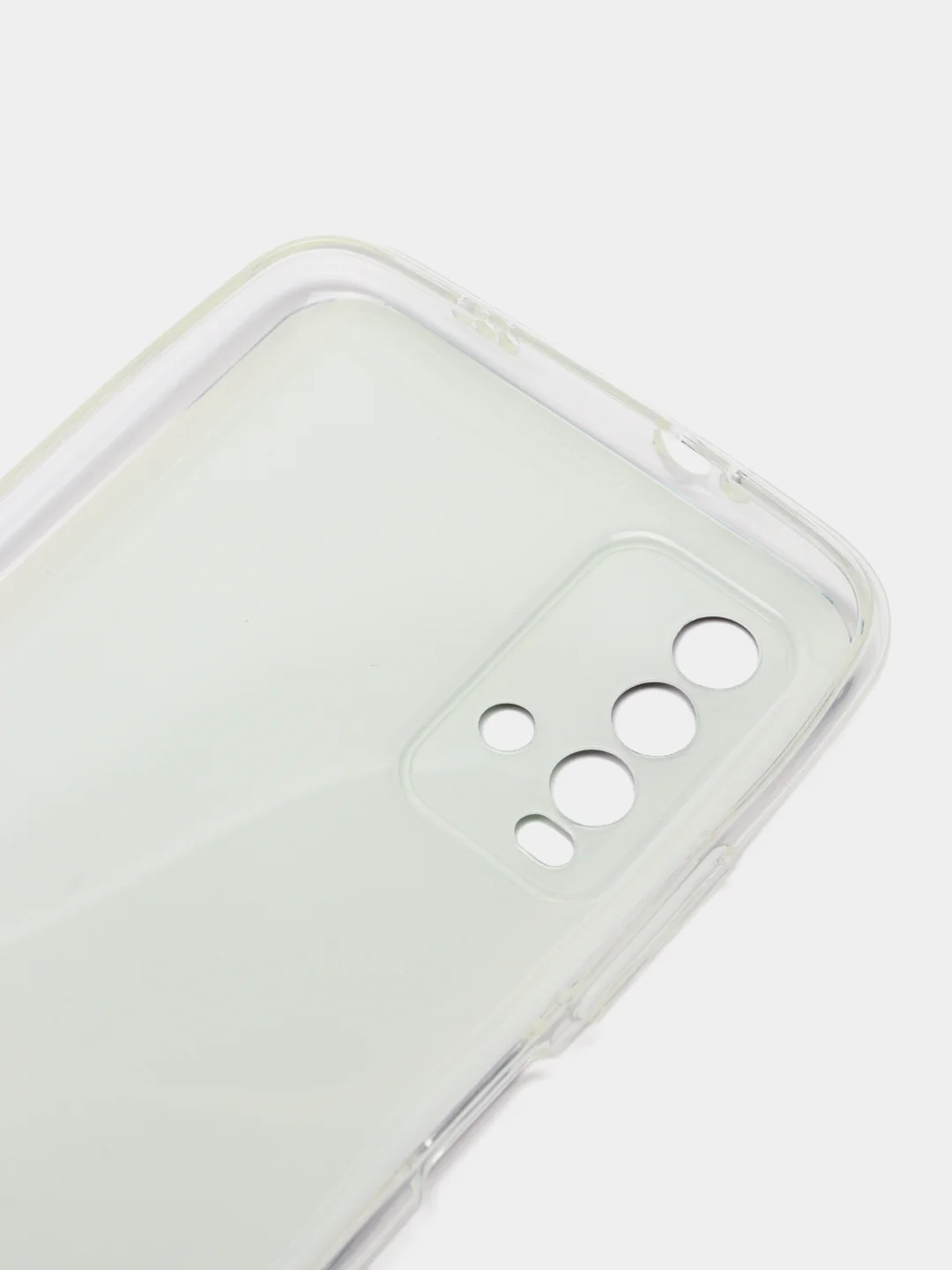 Угольный силиконовый чехол на Xiaomi Redmi 9T / Редми 9Т прозрачный, с рисунком, защита камеры