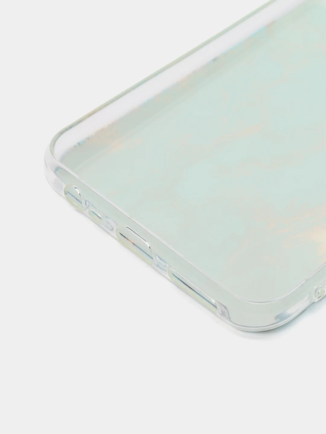 Светло-синий силиконовый чехол на Xiaomi Redmi 8 / Сяоми Редми 8 прозрачный, с рисунком, защита камеры