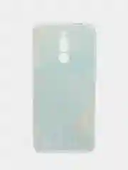 Светло-синий силиконовый чехол на Xiaomi Redmi 8 / Сяоми Редми 8 прозрачный, с рисунком, защита камеры