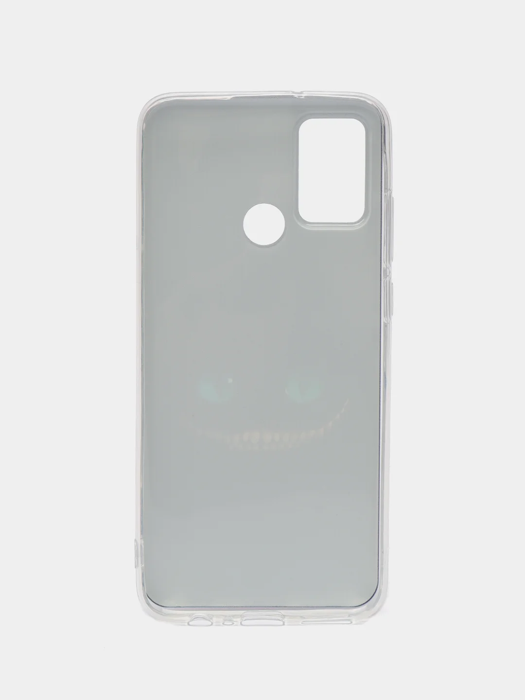 Черный силиконовый чехол на Honor 9A / Хонор 9А прозрачный, с рисунком, защита камеры