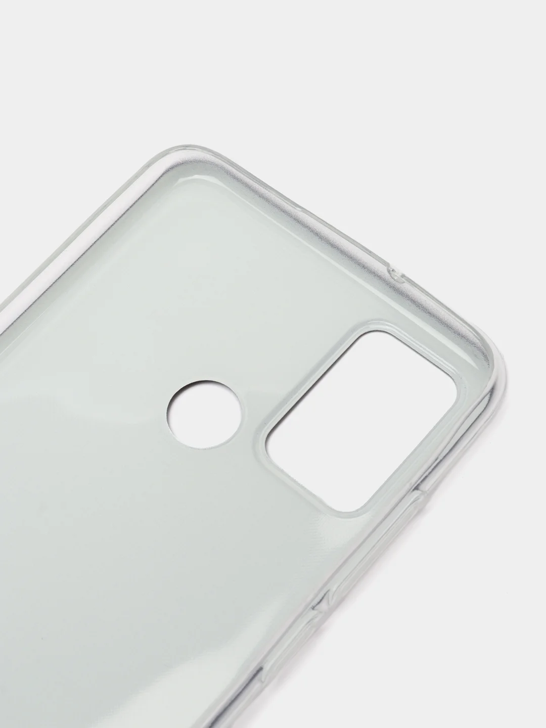 Черный силиконовый чехол на Honor 9A / Хонор 9А прозрачный, с рисунком, защита камеры