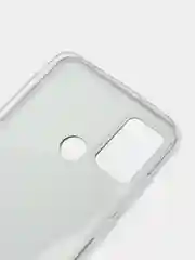 Черный силиконовый чехол на Honor 9A / Хонор 9А прозрачный, с рисунком, защита камеры