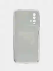 Тёмно-коричневый силиконовый чехол на Xiaomi Redmi 9T / Редми 9Т прозрачный, с рисунком, защита камеры
