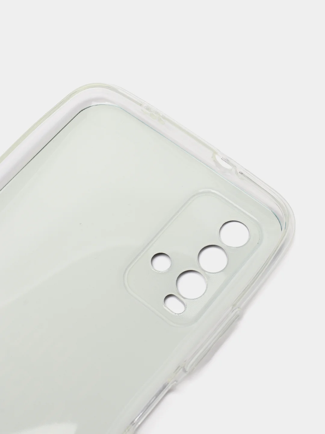 Тёмно-коричневый силиконовый чехол на Xiaomi Redmi 9T / Редми 9Т прозрачный, с рисунком, защита камеры