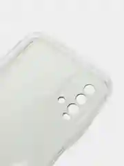 Тёмно-коричневый силиконовый чехол на Xiaomi Redmi 9T / Редми 9Т прозрачный, с рисунком, защита камеры