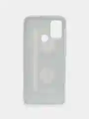 Хром силиконовый чехол на Honor 9A / Хонор 9А прозрачный, с рисунком, защита камеры