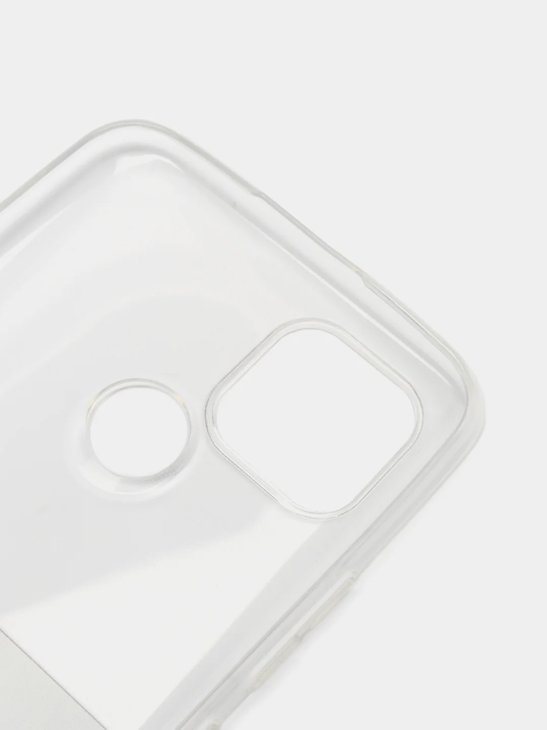 Алый силиконовый чехол на Oppo Realme C21/Реалми С21 прозрачный, с рисунком, защита камеры