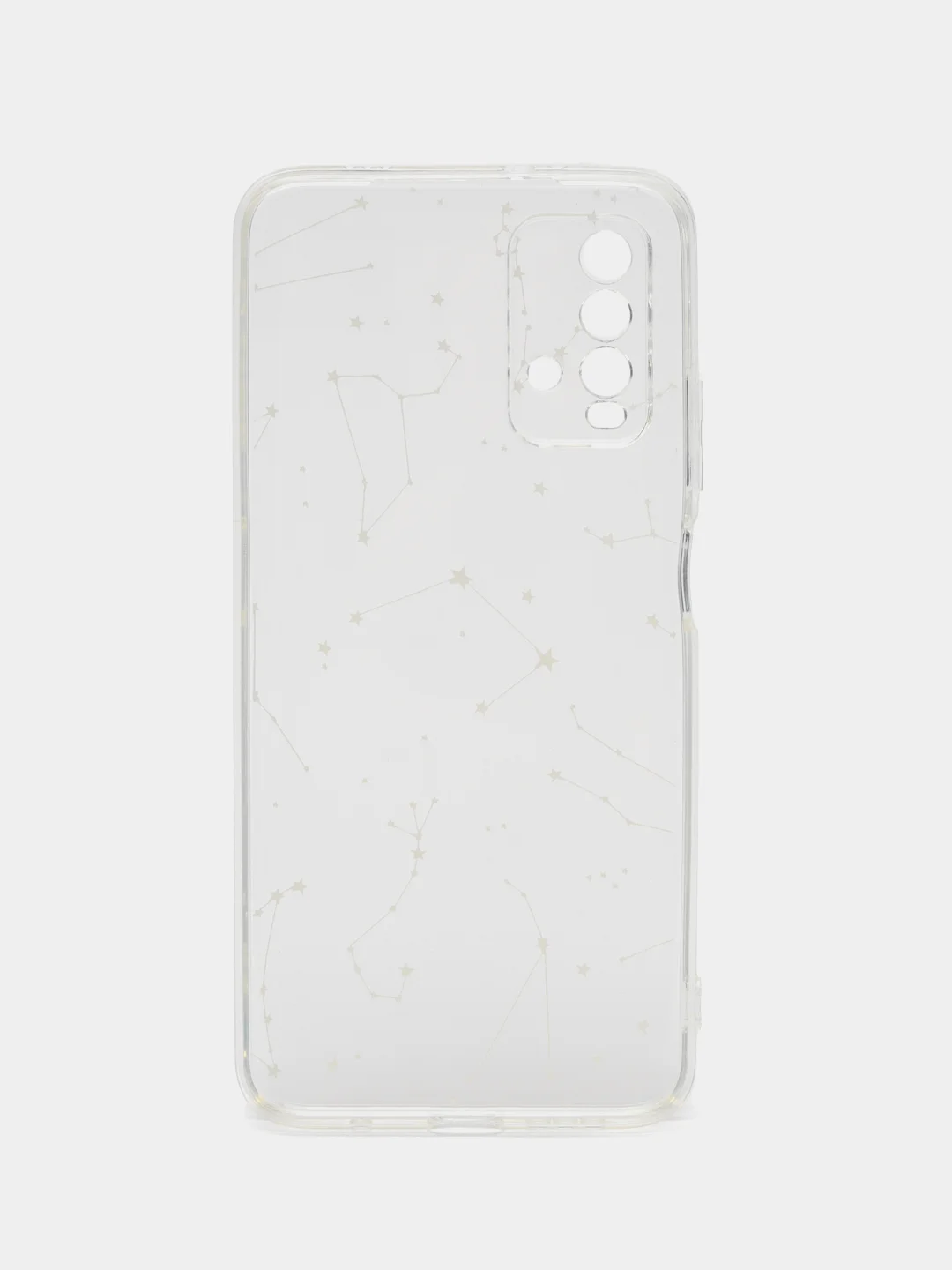 Прозрачный силиконовый чехол на Xiaomi Redmi 9T / Редми 9Т прозрачный, с рисунком, защита камеры
