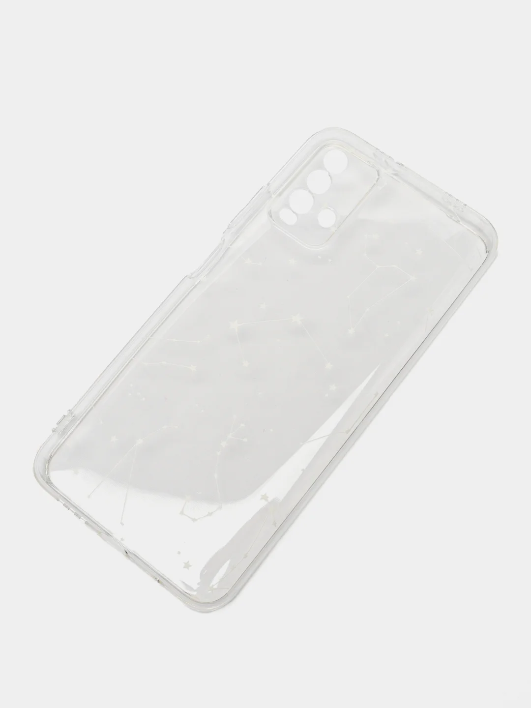 Прозрачный силиконовый чехол на Xiaomi Redmi 9T / Редми 9Т прозрачный, с рисунком, защита камеры