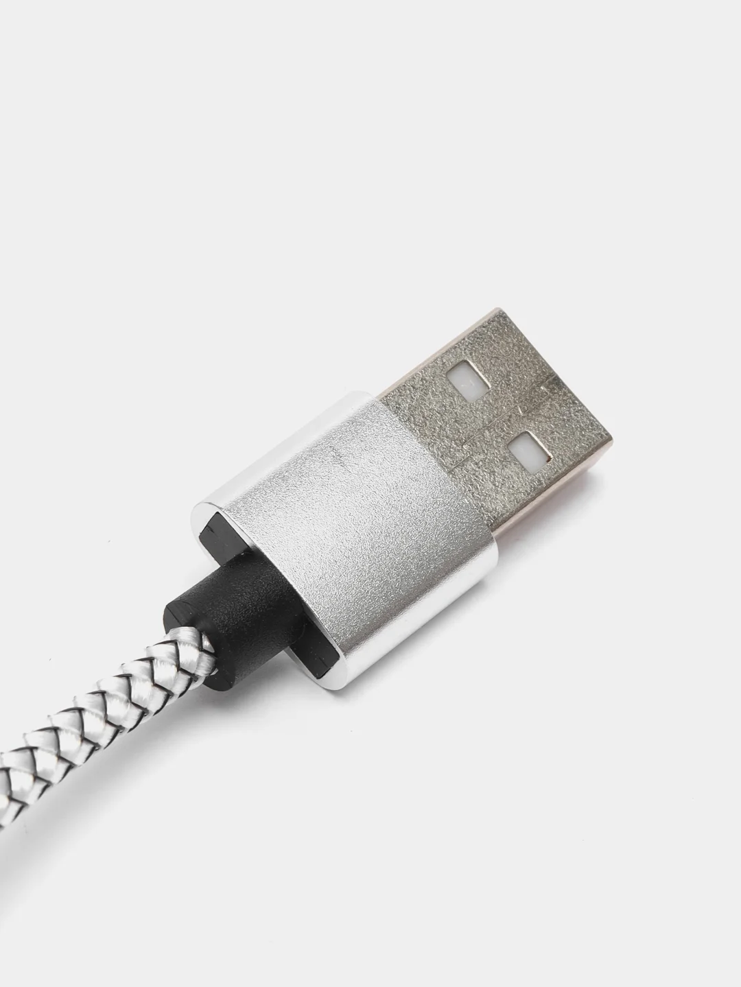 Серебряный usb-кабель магнитный X-cable c коннекторами: Micro, Type-C,  Lightning