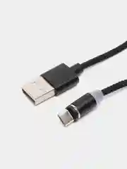 Черный usb-кабель магнитный X-cable c коннекторами: Micro, Type-C,  Lightning
