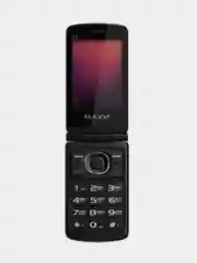 Красный мобильный телефон-раскладушка Maxvi E7