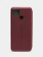 Багровый чехол-книжка для Realme C15 / C12 / C25 / C25S
