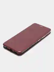 Багровый чехол-книжка для Realme C15 / C12 / C25 / C25S