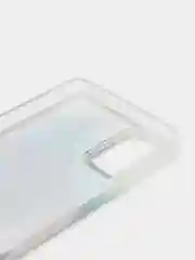Синий чехол с блестками и водой для Samsung Galaxy М51