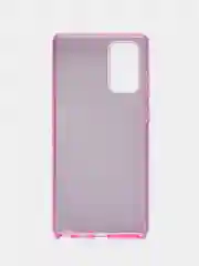 Сиреневый чехол Samsung Galaxy Note 20 (Самсунг Галакси Нот 20), блестящий, сияющий