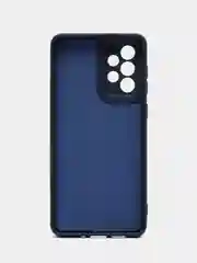 Темно-синий чехол силиконовый для Samsung Galaxy A73 (Самсунг Галакси А73), 5G