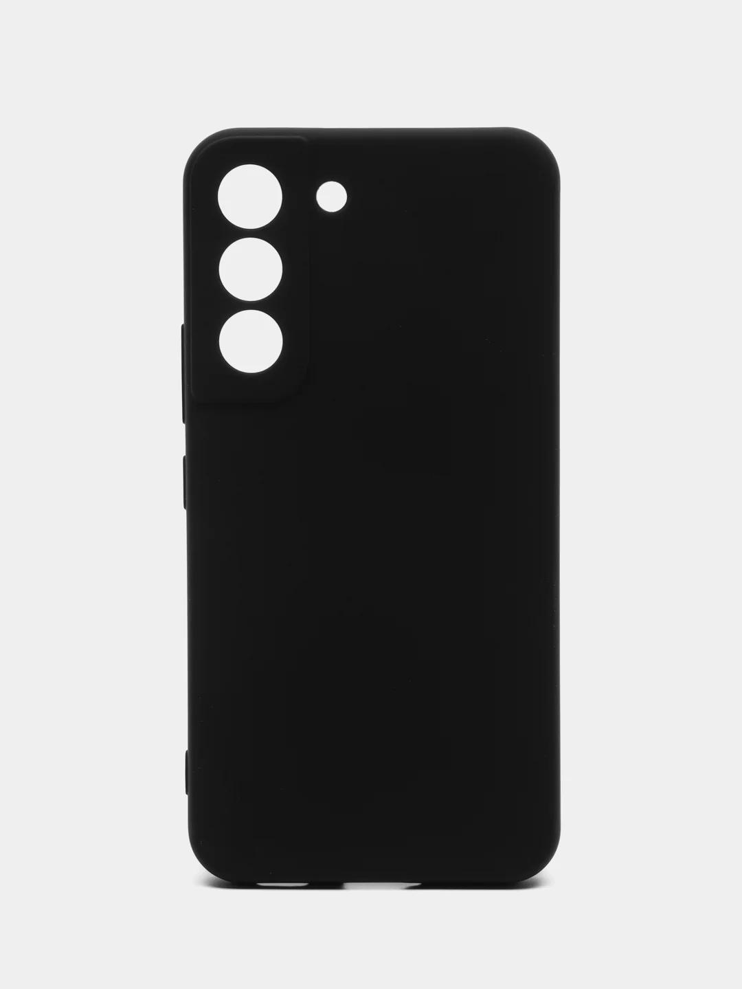 Черный чехол силиконовый для Samsung Galaxy S22 (Самсунг Галакси С22), Silicone Cover
