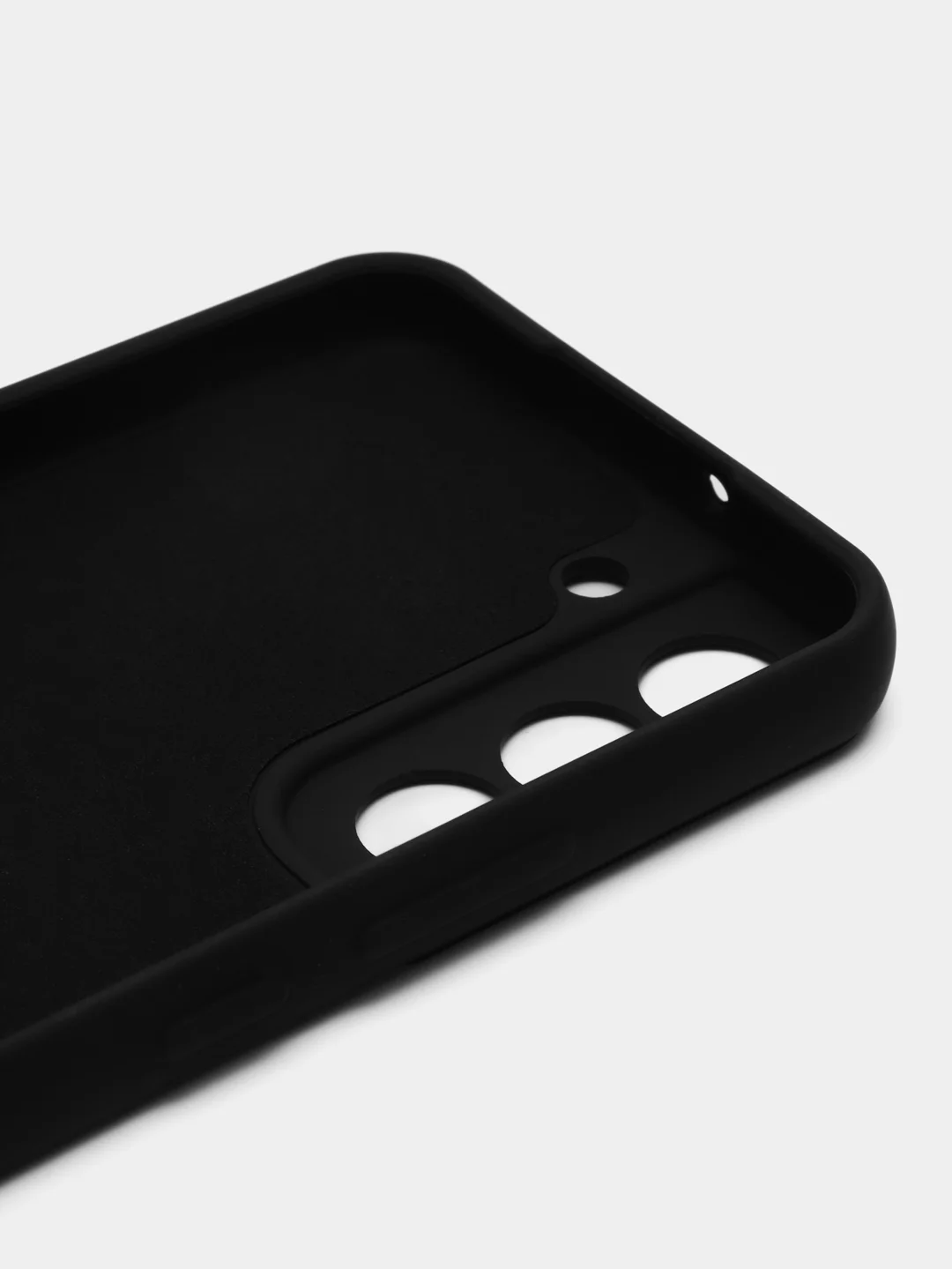 Черный чехол силиконовый для Samsung Galaxy S22 (Самсунг Галакси С22), Silicone Cover