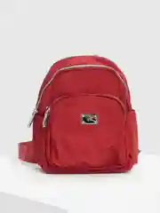 Красный рюкзак женский