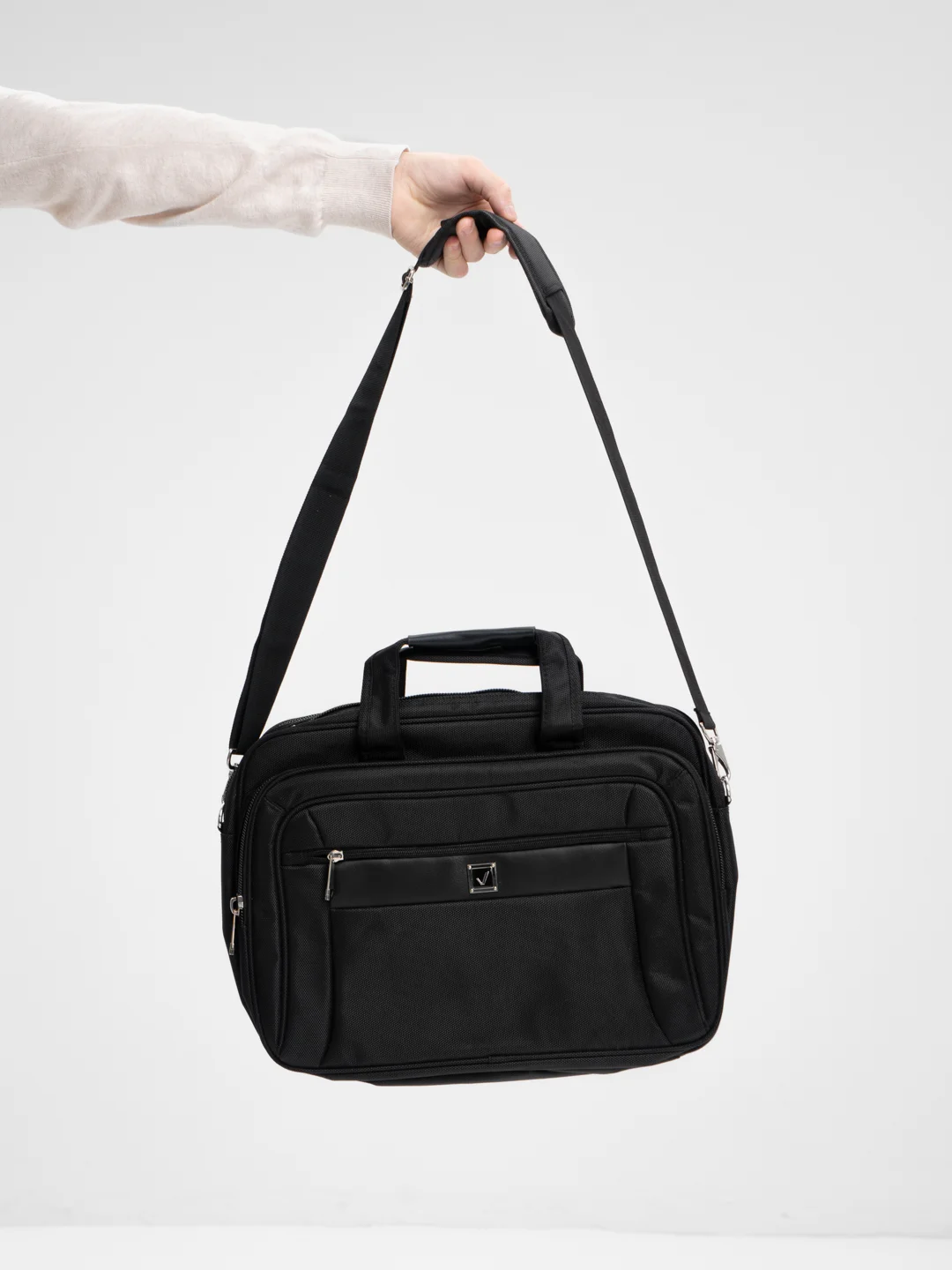 Сумка портфель BRAUBERG с отдел. для ноутбука 15-16", Quantum,2 отделения, черн,41х31х15см