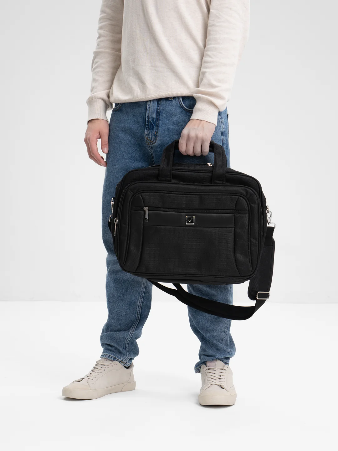 Сумка портфель BRAUBERG с отдел. для ноутбука 15-16", Quantum,2 отделения, черн,41х31х15см