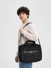 Сумка портфель BRAUBERG с отдел. для ноутбука 15-16", Quantum,2 отделения, черн,41х31х15см