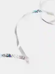 Серебряный лента для воздушных шаров, 10 м