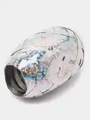Серебряный лента для воздушных шаров, 10 м