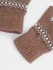 Варежки "Звезда", шерстяные