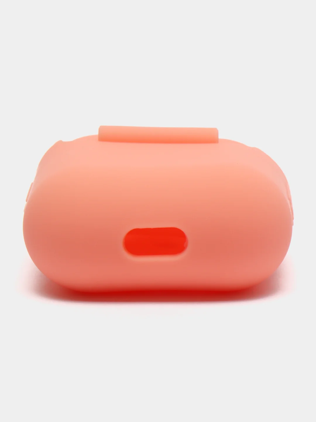Розовый силиконовый чехол для наушников AirPods 1 / 2