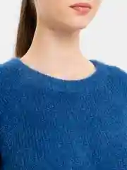 Лазурный свитер женский ангора
