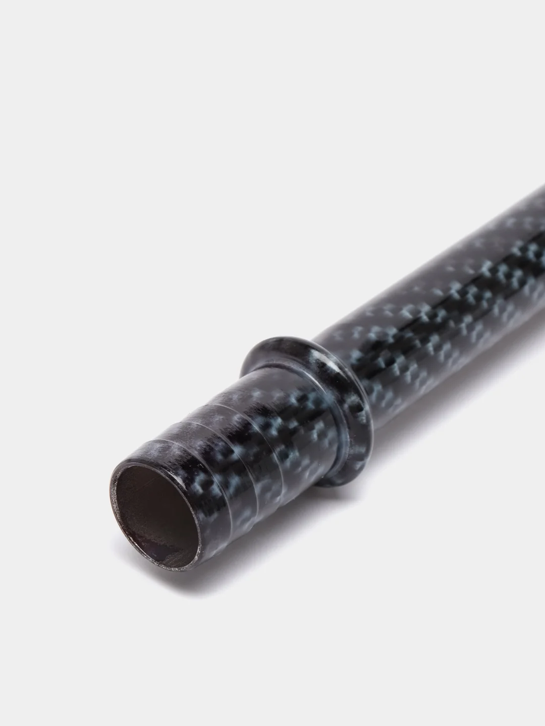 Черный мундштук алюминиевый для кальяна Carbon, синий, черный, 30 см, универсальный