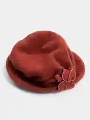 Рыжий шляпа женская, из мягкого фетра