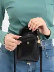 Черный мини сумка на плечо
