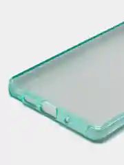 Зеленый чехол Samsung Galaxy Note 20 (Самсунг Галакси Нот 20), блестящий, сияющий