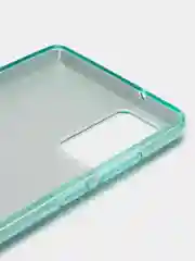 Зеленый чехол Samsung Galaxy Note 20 (Самсунг Галакси Нот 20), блестящий, сияющий