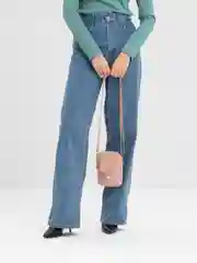 Розовый мини сумка на плечо