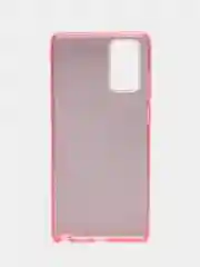 Розовый чехол Samsung Galaxy Note 20 (Самсунг Галакси Нот 20), блестящий, сияющий
