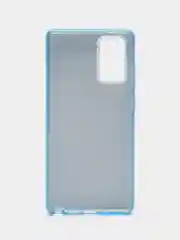 Голубой чехол Samsung Galaxy Note 20 (Самсунг Галакси Нот 20), блестящий, сияющий