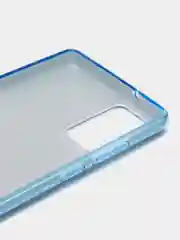 Голубой чехол Samsung Galaxy Note 20 (Самсунг Галакси Нот 20), блестящий, сияющий