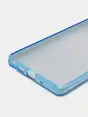 Голубой чехол Samsung Galaxy Note 20 (Самсунг Галакси Нот 20), блестящий, сияющий