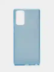 Голубой чехол Samsung Galaxy Note 20 (Самсунг Галакси Нот 20), блестящий, сияющий