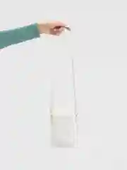 Белый мини сумка на плечо