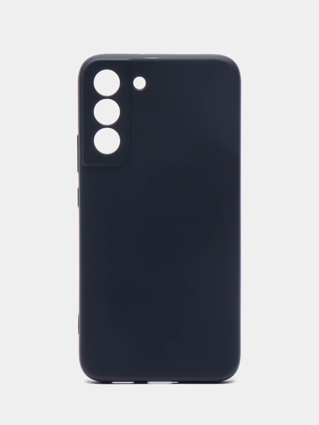 Темно-синий чехол силиконовый для Samsung Galaxy S22 Plus, Самсунг Галакси С22 Плюс