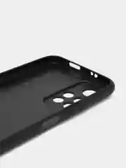 Черный чехол Xiaomi Poco M4 Pro 5G, Redmi Note 11 5G черный, силиконовый, плетеный под кожу