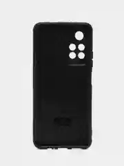Черный чехол Xiaomi Poco M4 Pro 5G, Redmi Note 11 5G черный, силиконовый, плетеный под кожу